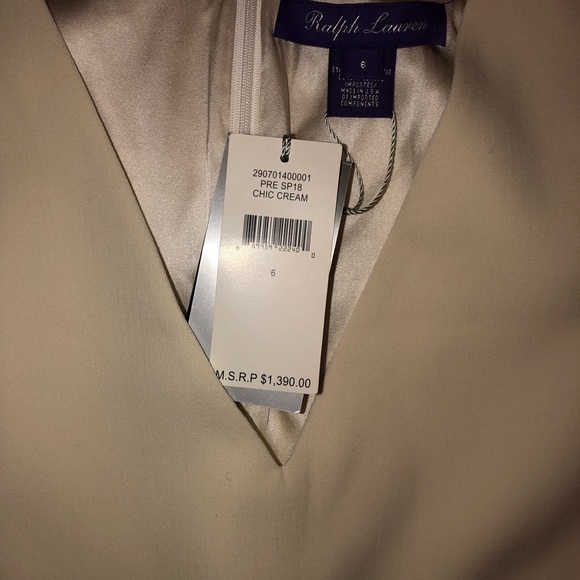 Cream Sleeveless Dress Ralph Lauren - Picture 3 of 5